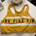 Pink Victoria's Secret Intimates & Sleepwear | 2 For 20$ Victoria’s Secret Pink Ultimate Sports Bra | Color: Yellow | Size: M