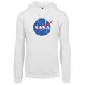 Sweatshirt MISTERTEE "MisterTee Herren NASA Hoody" Gr. 3XL, weiß (white) Herren Sweatshirts Hoodie Sweatshirt