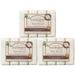 A La Maison Sweet Almond Bar Soap - Triple French Milled Natural Moisturizing Hand Soap Bar (4 Bars of Soap 3.5 oz)