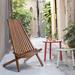 Artistic Ergonomic Relaxed Folding Wooden Chair