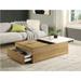 Oak coffee table solid wood aafje table contemporary style table