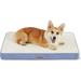 Large Memory Foam Dog Bed - Orthopedic Washable Dog Bed with Removable Cover for Large Dogs - Purple