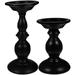 2pcs Wrought Iron Retro Candle Holder Candle Stand Home Candle Holder Home Decor