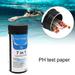 Taqqpue Swimming Pool Accessories 7 In 1 Water Quality Test Paper Swimming Pool PH Test Strip Pool Test Strip Drinking Water Chemistry Test 50PCS for Swimming Pool on Clearance