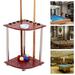 Wuzstar Billiard Pool Cue Rack Floor Stand Pool Cue Rack Holds 8 Pool Cue Sticks Billiard Cue Holder for Cues and Balls