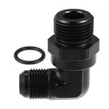 Unique Bargains 90 Degree 10AN Flare to 12AN ORB Port Male Fuel Pump Rail Adapter Swivel Fuel Fitting with O Ring