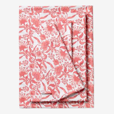 Comfort Cloud Floral Sheet Set by BrylaneHome in Coral (Size TWIN)