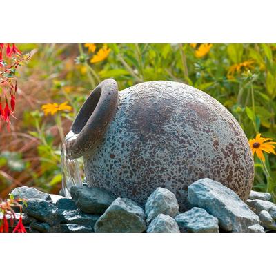 Gartenbrunnen UBBINK "Orange" Wasserspiele grau