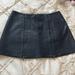 Zara Skirts | Faux Leather Skirt By Zara | Color: Black | Size: 6