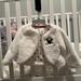 Disney Jackets & Coats | Disney Store Baby Girls 18-24m White Faux Fur Jacket Minnie Mouse Glam | Color: White | Size: 18-24mb