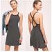 Anthropologie Dresses | Anthro Saturday Sunday S Black White Striped Swing Tank Dress Criss Cross Back | Color: Black/White | Size: S