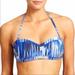 Athleta Swim | Athleta Wailea Padded Halter Bandeau Bikini Top S | Color: Blue | Size: S