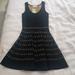 Michael Kors Dresses | Michael Kors Black A-Line Illusion Dress | Color: Black/Tan | Size: Xs