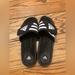 Adidas Shoes | Adidas Women Slides Size 9. | Color: Black/White | Size: 9