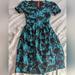 Lularoe Dresses | Lularoe Amelia Dress | Color: Black/Blue | Size: Xxs