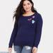 Torrid Tops | Her Universe Marvel Captain America Patch Pullover 1x | Color: Blue | Size: 1x