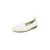 Mokassin NATURAL FEET "Marie", Damen, Gr. 41, weiß, Leder, feminin, Schuhe Damenschuh Mokassin Slipper, aus weichem Hirschleder
