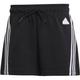 ADIDAS Damen Shorts W FI 3S SHORT, Größe XL in Schwarz