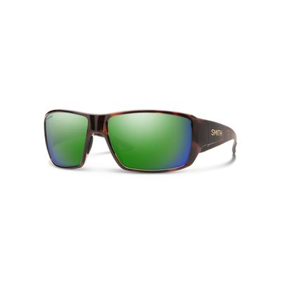 Smith Optics Guide's Choice Sunglasses ChromaPop Glass Polarized Green Mirror Lens Tortoise Frame 20494708662UI