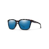 Smith Optics Shoutout Sunglasses Sky Tortoise Frame ChromaPop Glass Polarized Blue Mirror Lens 204450JBW57QG