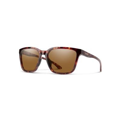 Smith Optics Shoutout Sunglasses Tortoise Frame ChromaPop Polarized Brown Lens 20230208657L5