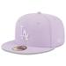 Men's New Era Lavender Los Angeles Dodgers 2023 Spring Color Basic 59FIFTY Fitted Hat