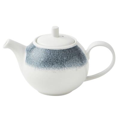 Churchill RKTBSB151 15 oz Studio Prints Coffee Pot/Tea Pot- Ceramic, Topaz Blue, Blue