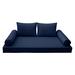 Hokku Designs Indoor/Outdoor Seat/Back Cushion Polyester in Blue | 52 W x 28 D in | Wayfair 6C94507B83414C5EAFB0D81D23521A4E