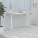 Inbox Zero Kiyanna Standing Desk, Adjustable Desk, Office Desk Metal in White | 9 H x 42 W x 12 D in | Wayfair 9A75361F648C4313BC72AAA8FCCE58A6