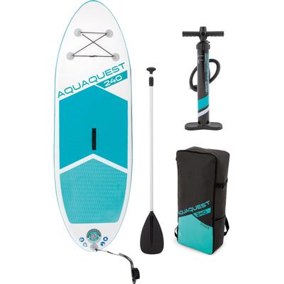 SUP-Board INTEX "AQUA QUEST 240" Wassersportboards Gr. 244 x 76 x 13 244cm, weiß