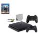 Sony 2215A PlayStation 4 Slim 500GB Gaming Console Black 2 Controller Included withResident Evil 2 Game BOLT AXTION Bundle Used