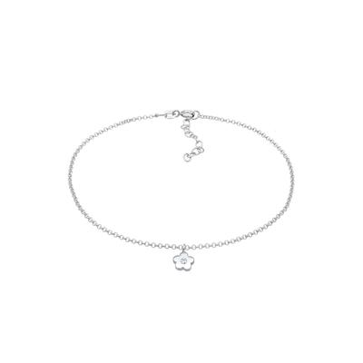 Elli Blume Blüte 925 Silber, mit Kristallen von Swarovski® 22 Damen Image
