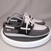 Nike Shoes | Nike Post Harbour Boat Shoe Women's Size 6.5 / Men's 5 White Black Gray Slip On | Color: Gray/White | Size: 6.5