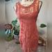 Free People Dresses | Free People (Rare) Embroidered Dress With Matching Shell | Color: Pink | Size: Xs