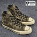 Converse Shoes | Converse Women's Chuck 70 Hi Camo Denim 163233c Field Surplus/Black/Egret Sz 6 | Color: Black/Green | Size: 6