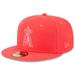 Men's New Era Red Los Angeles Angels 2023 Spring Color Basic 59FIFTY Fitted Hat
