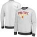 Men's Russell Heather Gray Iowa State Cyclones Classic Fit Tri-Blend Pullover Sweatshirt