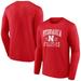 Men’s Scarlet Nebraska Huskers Long Shot Sleeve T-Shirt