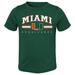 Youth Green Miami Hurricanes Melange T-Shirt