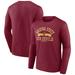 Men's Fanatics Branded Maroon Arizona State Sun Devils Tried & True Long Sleeve T-Shirt