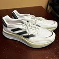 Adidas Shoes | Adidas Mens White Adizero Boston 10 Gy0928 Athletic Running Shoes Size Us 11 | Color: White | Size: 11