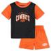 Toddler Orange/Black Oklahoma State Cowboys T-Shirt & Shorts Set