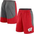 Men's Top of the World Red/Gray Wisconsin Badgers Time Is Up Shorts