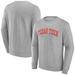 Men's Fanatics Branded Gray Texas Tech Red Raiders Basic Arch Sweatshirt