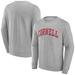 Men's Fanatics Branded Gray Cornell Big Red Basic Arch Sweatshirt