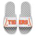Men's ISlide White Clemson Tigers Basketball Jersey Pack Slide Sandals