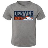 Youth Heather Gray Denver Broncos Team T-Shirt