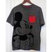 Disney Shirts | Disney Parks Mickey Mouse Grey Red Pocket Tee T-Shirt Men’s Size Medium | Color: Gray/Red | Size: M