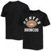 Youth Black Denver Broncos Football T-Shirt