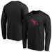 Men's Fanatics Branded Black Arizona Cardinals Code Metallic Long Sleeve T-Shirt